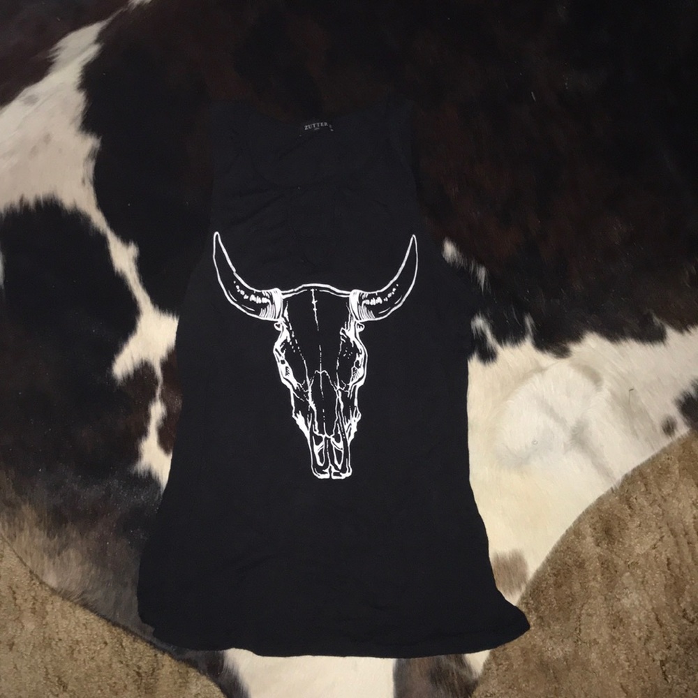 Steer Skull Tank